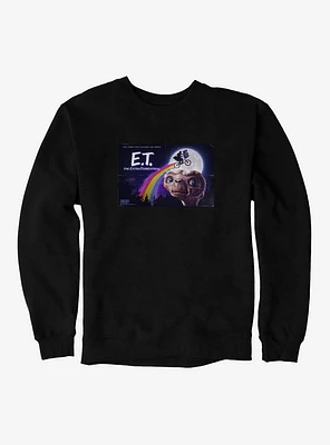 E.T. 40th Anniversary Flying Bicycle Rainbow Flight Sweatshirt