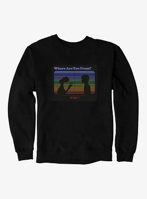 E.T. 40th Anniversary Where Are You From E.T And Elliott Silhouette Sweatshirt