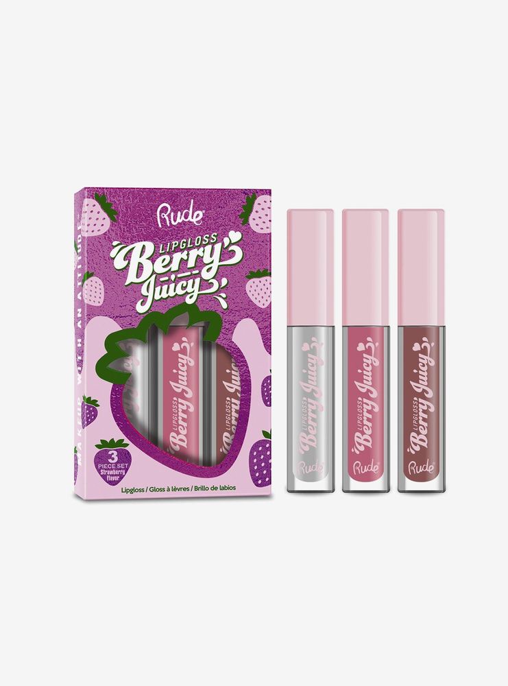 Rude Cosmetics Berry Juicy Lip Gloss Set