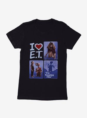 E.T. 40th Anniversary I Heart Womens T-Shirt