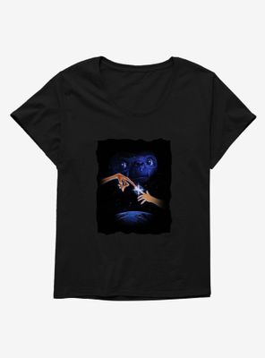 E.T. 40th Anniversary Illuminating Finger Touch Womens T-Shirt Plus