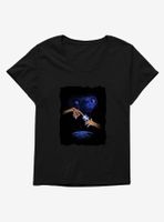 E.T. 40th Anniversary Illuminating Finger Touch Womens T-Shirt Plus