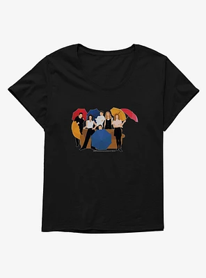 Friends Animated Girls T-Shirt Plus