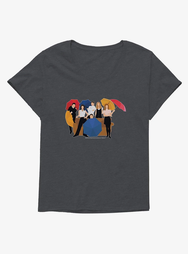 Friends Animated Girls T-Shirt Plus