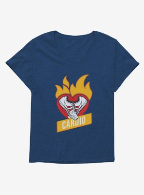 Emoji Cardio Womens T-Shirt Plus