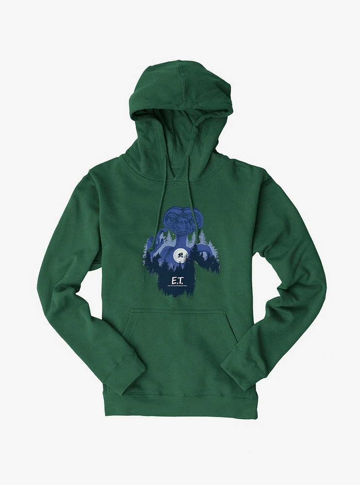 E.T. 40th Anniversary Flying Bicycle Woods Graphic Hoodie