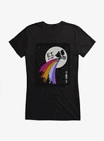 E.T. 40th Anniversary Rainbow Flight Graphic Girls T-Shirt