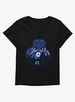 E.T. 40th Anniversary Flying Bicycle Woods Graphic Girls T-Shirt Plus