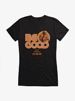E.T. 40th Anniversary Be Good Bold Striped Font Orange Girls T-Shirt