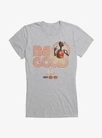 E.T. 40th Anniversary Be Good Striped Font Girls T-Shirt