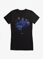 E.T. 40th Anniversary Collage Art Graphic Girls T-Shirt