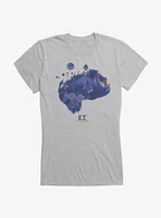 E.T. 40th Anniversary Collage Art Graphic Girls T-Shirt