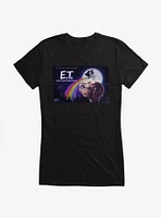 E.T. 40th Anniversary Flying Bicycle Rainbow Flight Girls T-Shirt