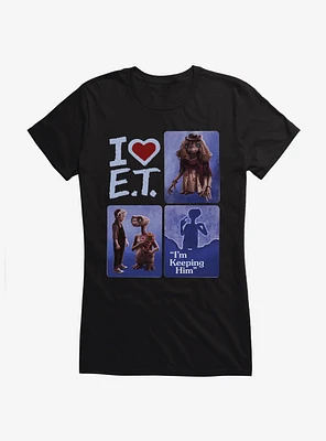 E.T. 40th Anniversary I Heart Girls T-Shirt