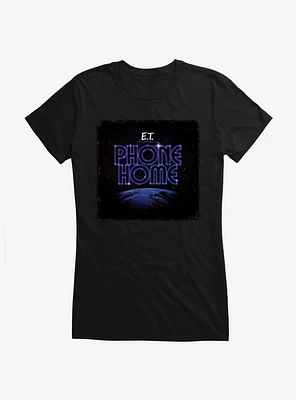 E.T. 40th Anniversary Phone Home Stars Girls T-Shirt