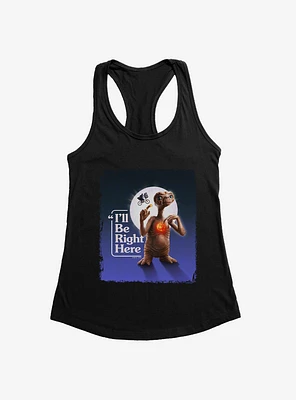 E.T. 40th Anniversary I'll Be Right Here Heart Light Girls Tank