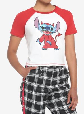 Her Universe Disney Lilo & Stitch Devil Girls Raglan Baby T-Shirt