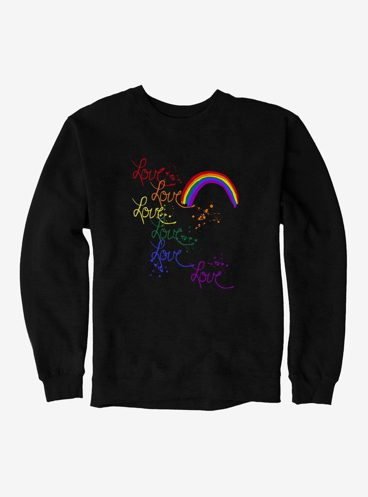ICreate Pride Love Rainbow Sweatshirt