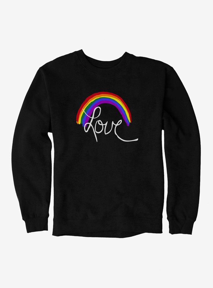 ICreate Pride Rainbow Love Signature Sweatshirt