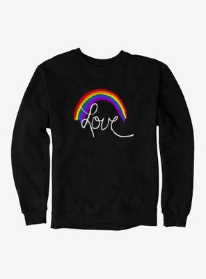 ICreate Pride Rainbow Love Signature Sweatshirt