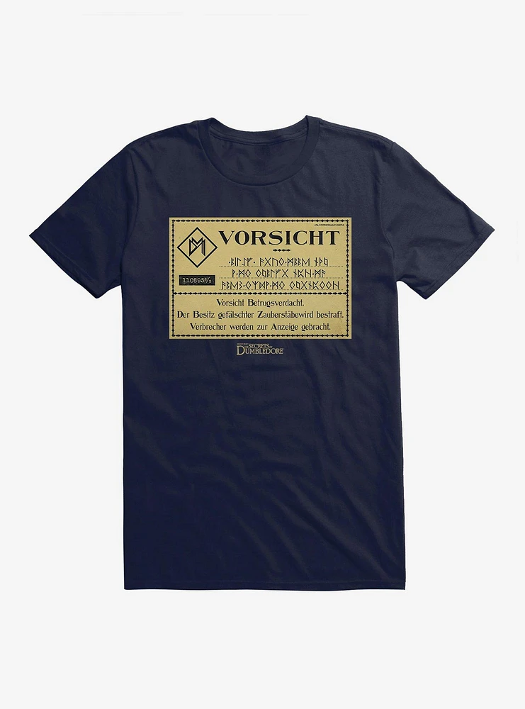 Fantastic Beasts: The Secrets Of Dumbledore Vorsicht T-Shirt