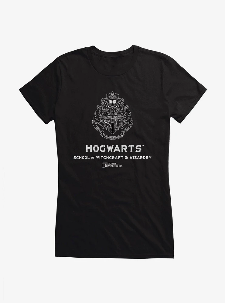Fantastic Beasts: The Secrets Of Dumbledore Hogwarts Witchcraft & Wizardry Girls T-Shirt