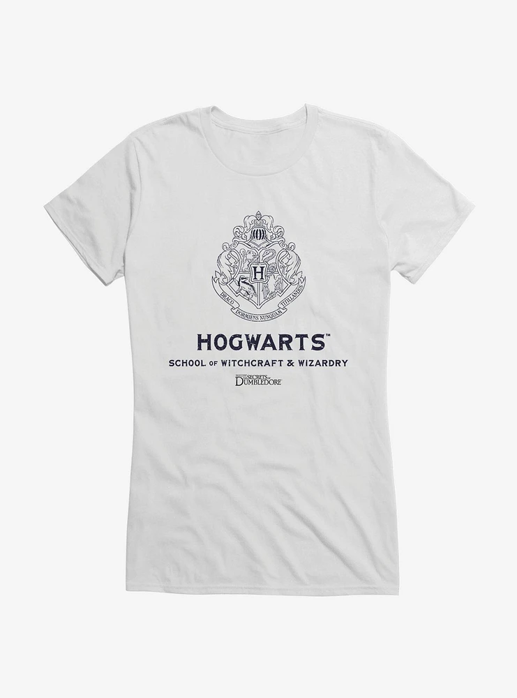 Fantastic Beasts: The Secrets Of Dumbledore Hogwarts Witchcraft & Wizardry Girls T-Shirt