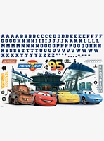 Disney Pixar Cars Peel And Stick Giant Wall Decals With Alphabet