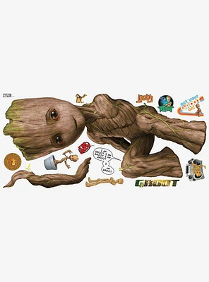 Marvel Guardians of the Galaxy Groot Peel And Stick Giant Wall Decals