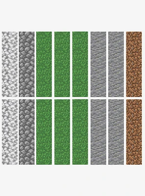 Minecraft Block Strips Peel And Stick Wall Decals
