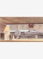 Star Wars Ralph Mcquarrie's Star Wars Docking Bay Millennium Falcon Peel & Stick Mural