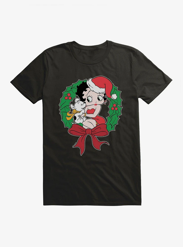 Betty Boop Pudgys Wreath T-Shirt