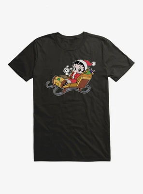 Betty Boop Sleigh Ride T-Shirt