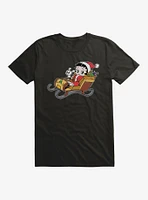 Betty Boop Sleigh Ride T-Shirt