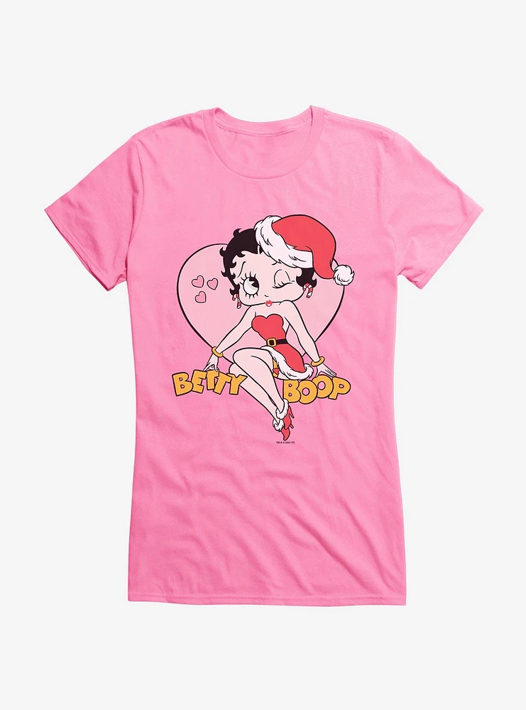 Betty Boop Christmas Love Girls T-Shirt
