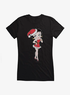 Betty Boop Santa Girls T-Shirt