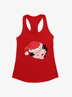 Betty Boop Christmas Kiss Girls Tank