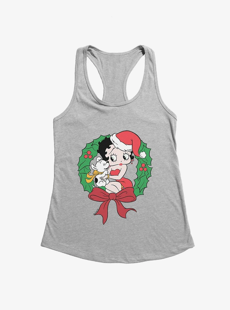 Betty Boop Pudgys Wreath Girls Tank