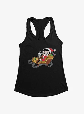 Betty Boop Sleigh Ride Girls Tank