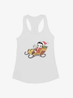 Betty Boop Sleigh Ride Girls Tank