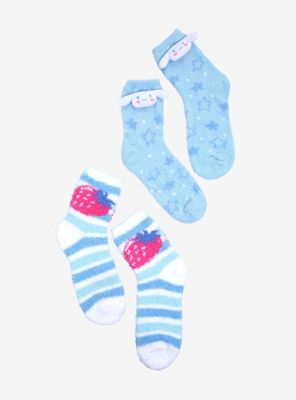 Cinnamoroll Plush Fuzzy Socks 2 Pair