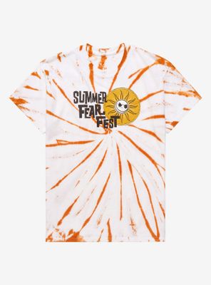 Disney The Nightmare Before Christmas Characters Summer Fear Fest Tie-Dye Youth T-Shirt - BoxLunch Exclusive