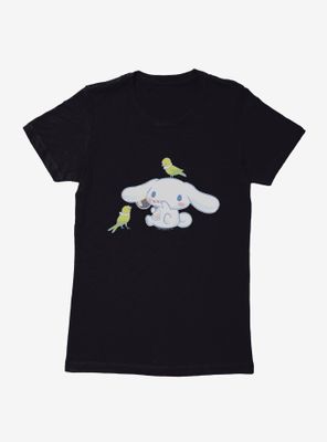 Cinnamoroll Bubbles And Birds Womens T-Shirt