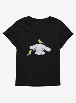 Cinnamoroll Bubbles And Birds Womens T-Shirt Plus