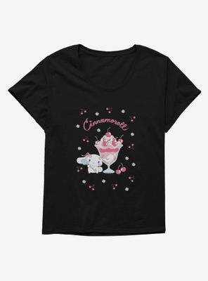Cinnamoroll Cherry Sunday Womens T-Shirt Plus