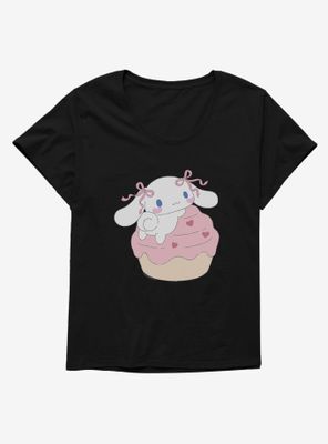 Cinnamoroll Heart Cupcake Womens T-Shirt Plus