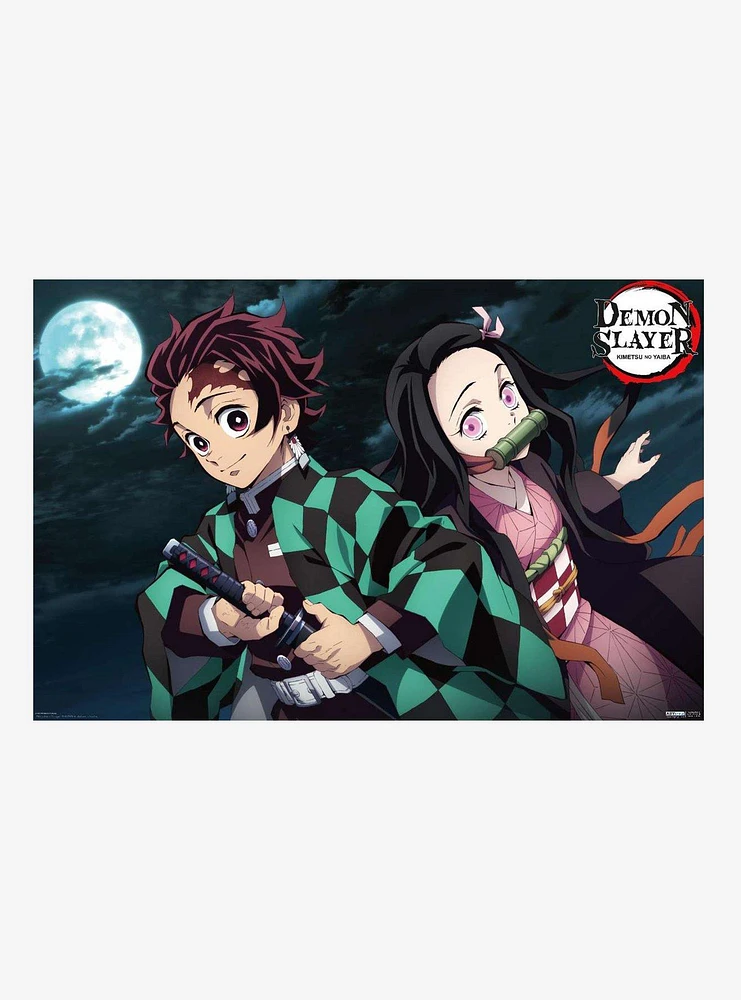 Demon Slayer: Kimetsu No Yaiba Tanjiro & Nezuko Poster