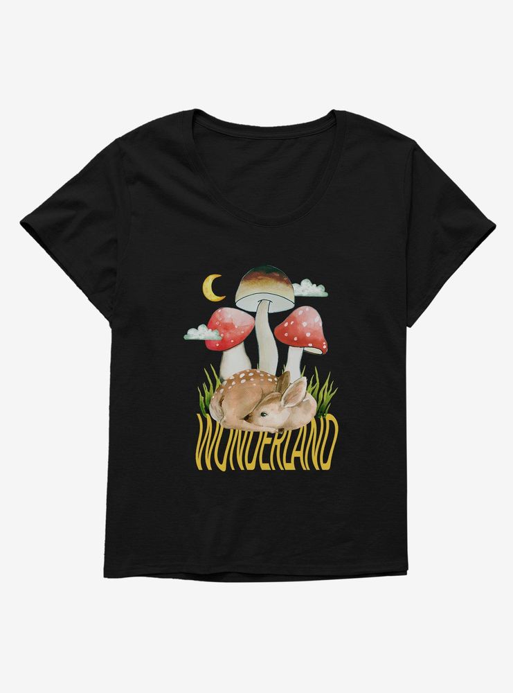 Wonderland Womens T-Shirt Plus