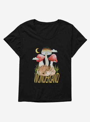 Wonderland Womens T-Shirt Plus