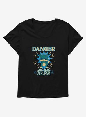 Cats Danger Womens T-Shirt Plus